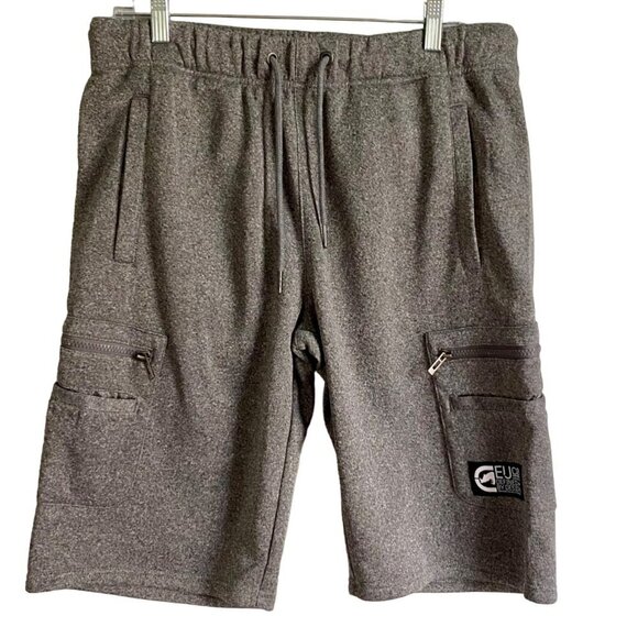 ECKO Unltd. Gray Fleece Cargo Shorts Men's Size Medium NWOT - Picture 1 of 8